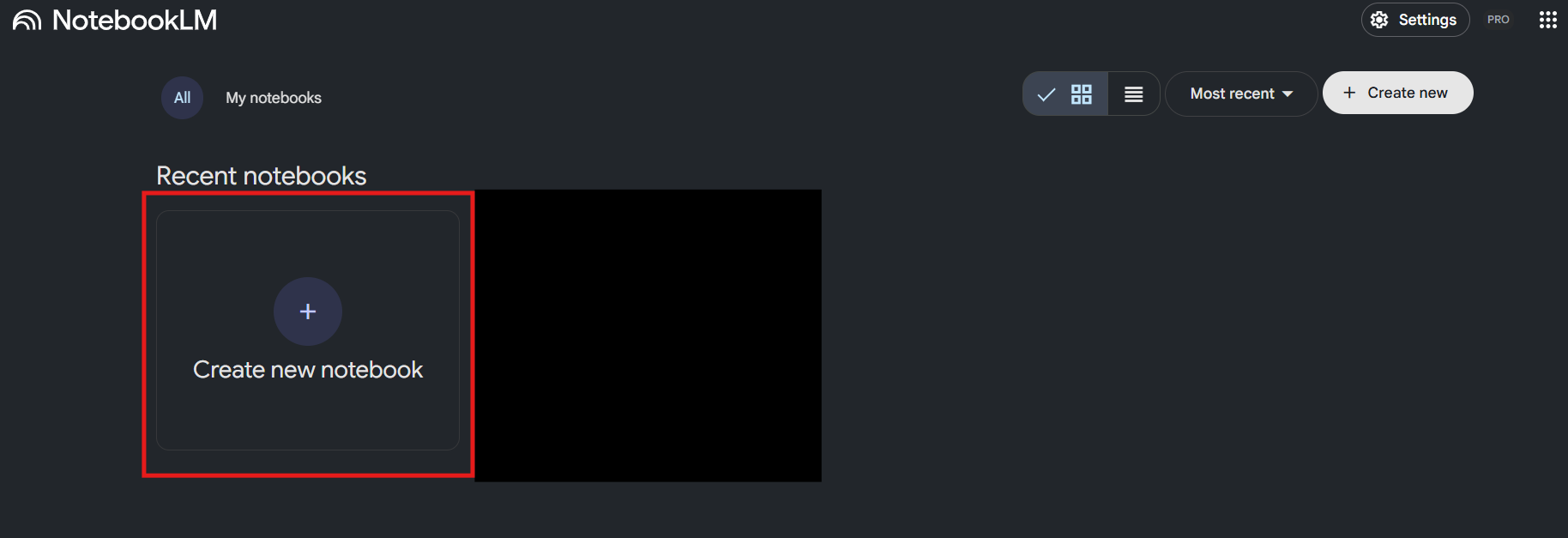 NotebookLM Interface
